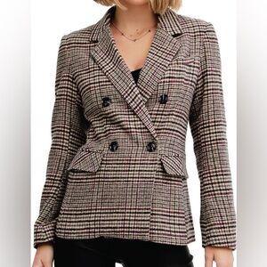 Nordstrom Belle & Bloom Piccadilly Wool Blend Peacoat - M